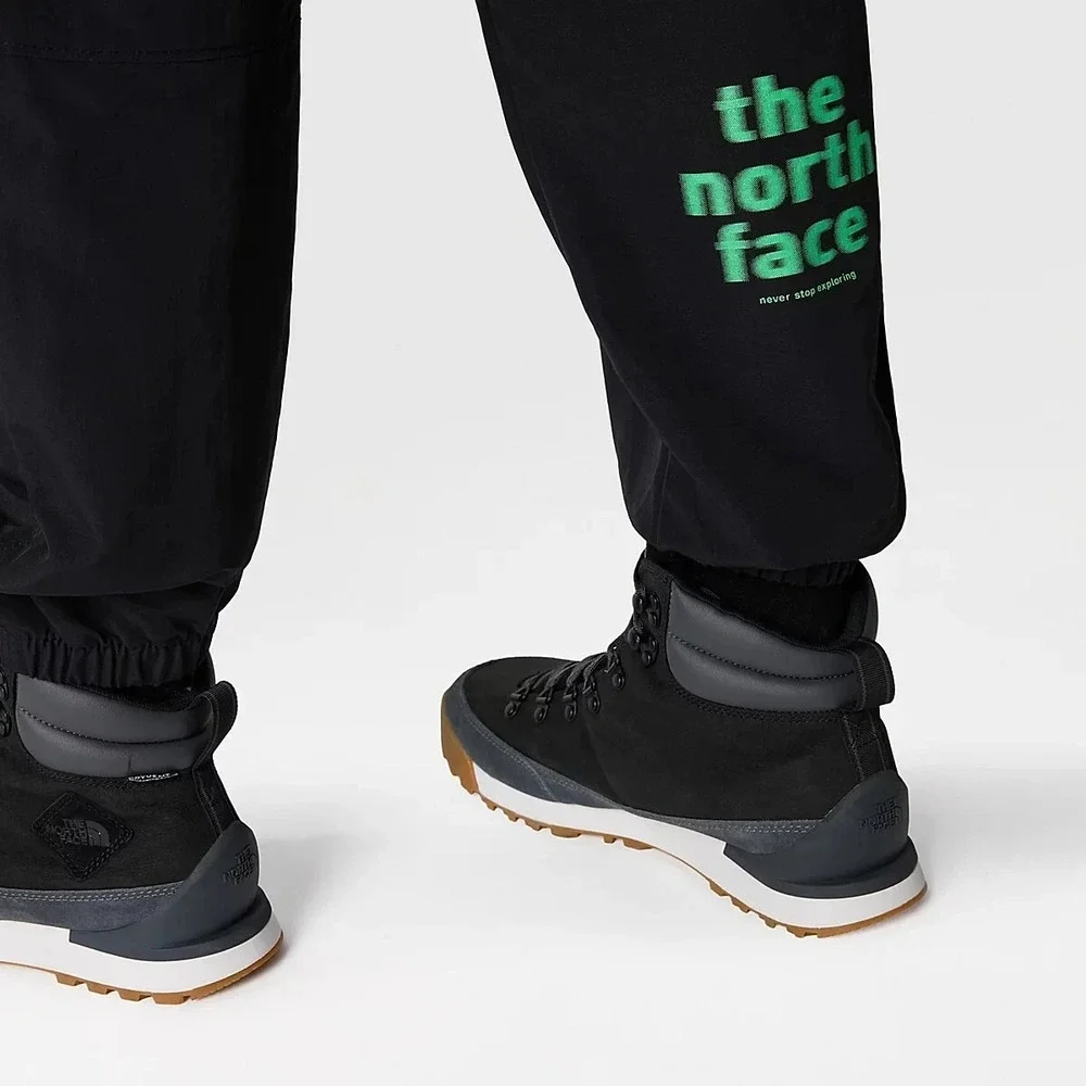 The‎ North Face TNF Nylon Easy Pants Men's Large Black Off White Sweatpants NWT